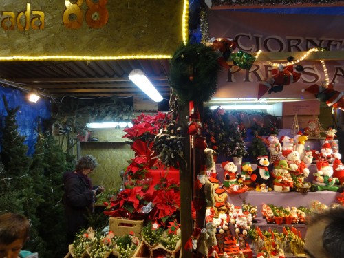 カテドラル広場のクリスマスマーケット