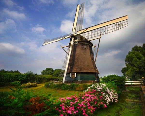 風車の風景はおなじみのオランダ