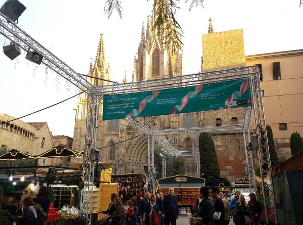 バルセロナのクリスマスマーケット