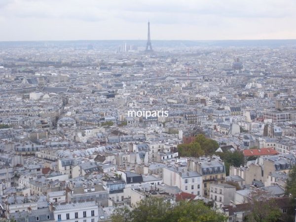 パリの街もエッフェル塔も見渡せる絶景ポイント