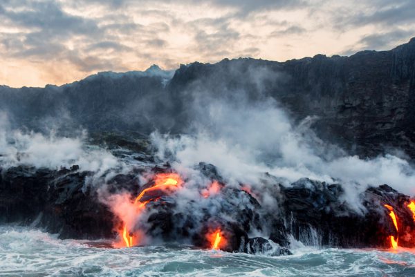 ハワイ島のキラウエア火山