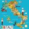 イタリアは南北に細長い