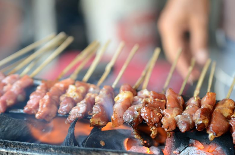 インドネシア料理のサテ