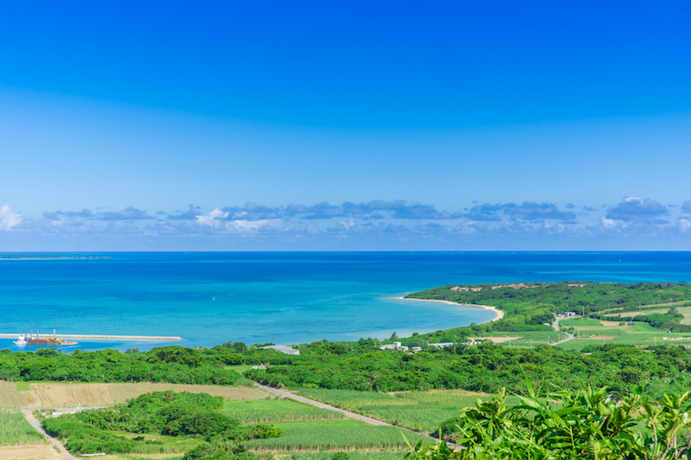 小浜島大岳からの眺め