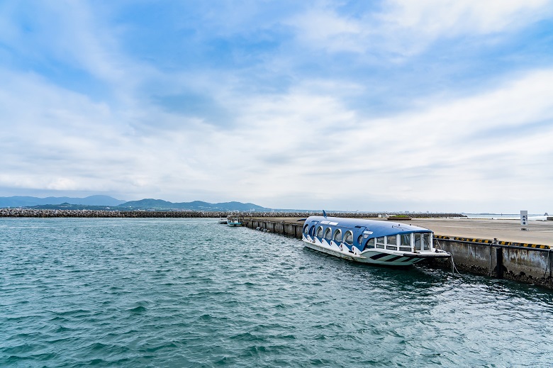 竹富島のフェリー乗り場