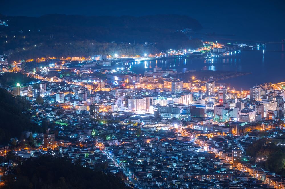 天狗山からの夜景