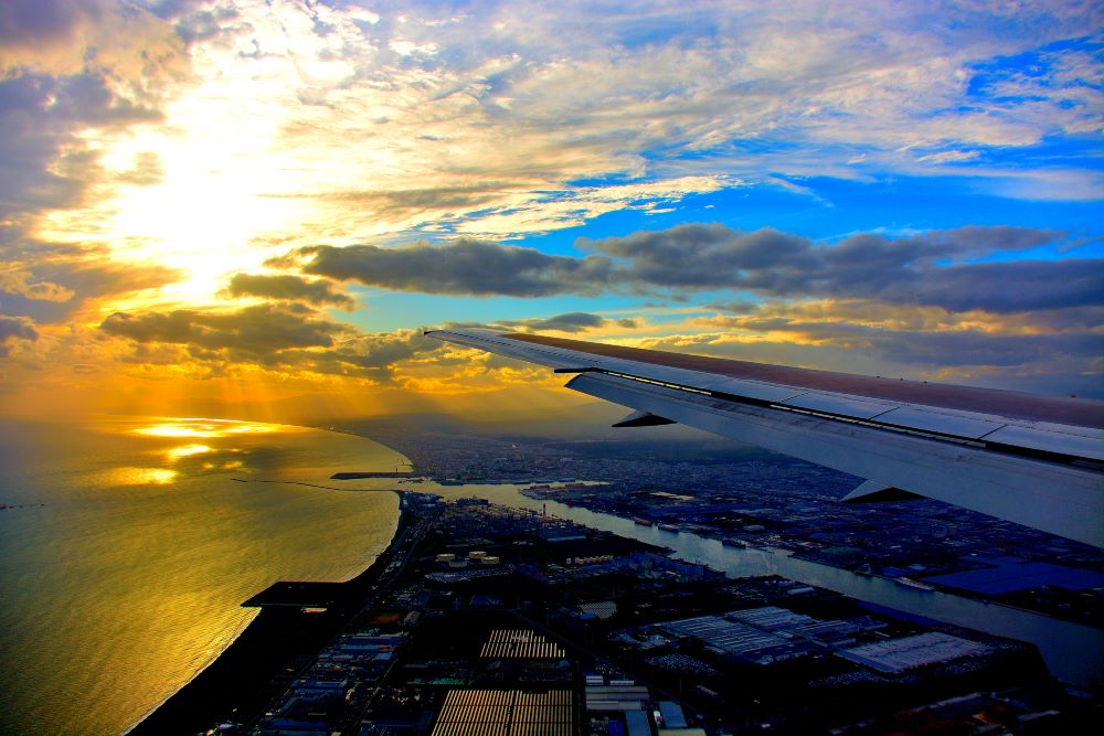 北海道上空
