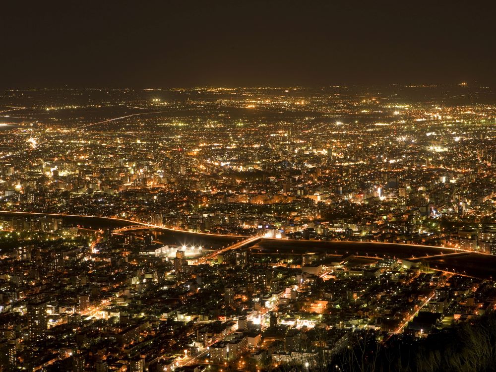 藻岩山からの夜景
