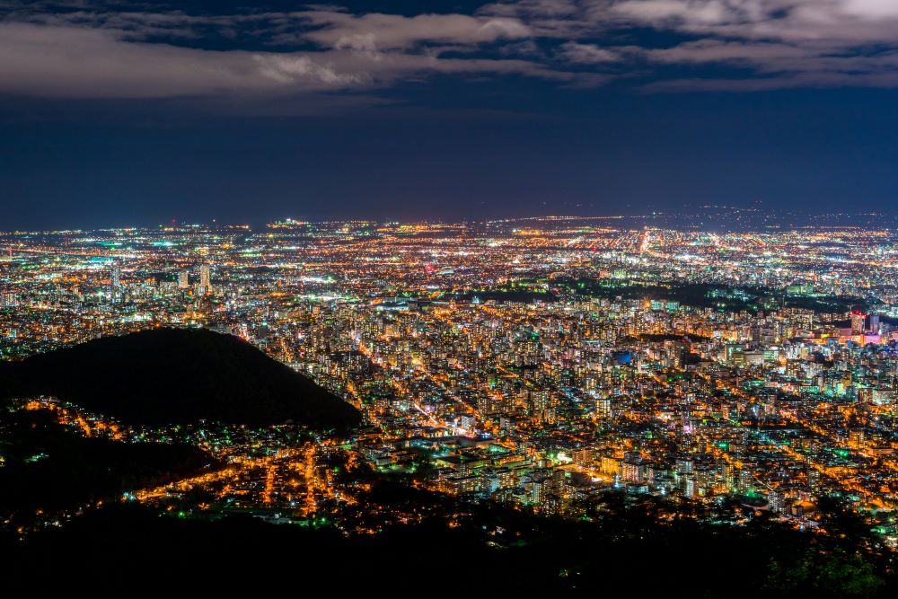 藻岩山からの夜景
