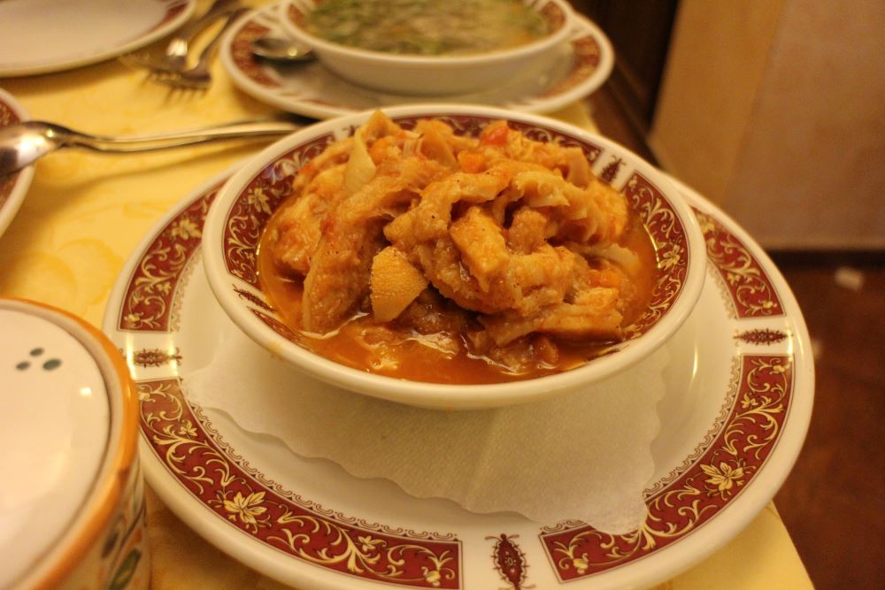 トリッパのトマト煮込み