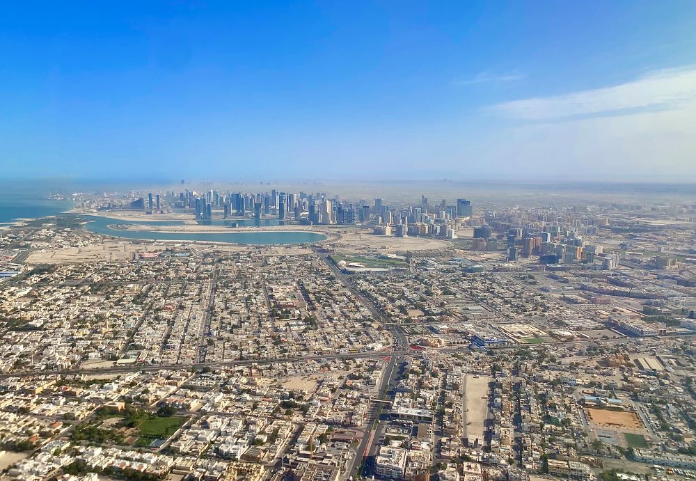 上空から見たドバイ