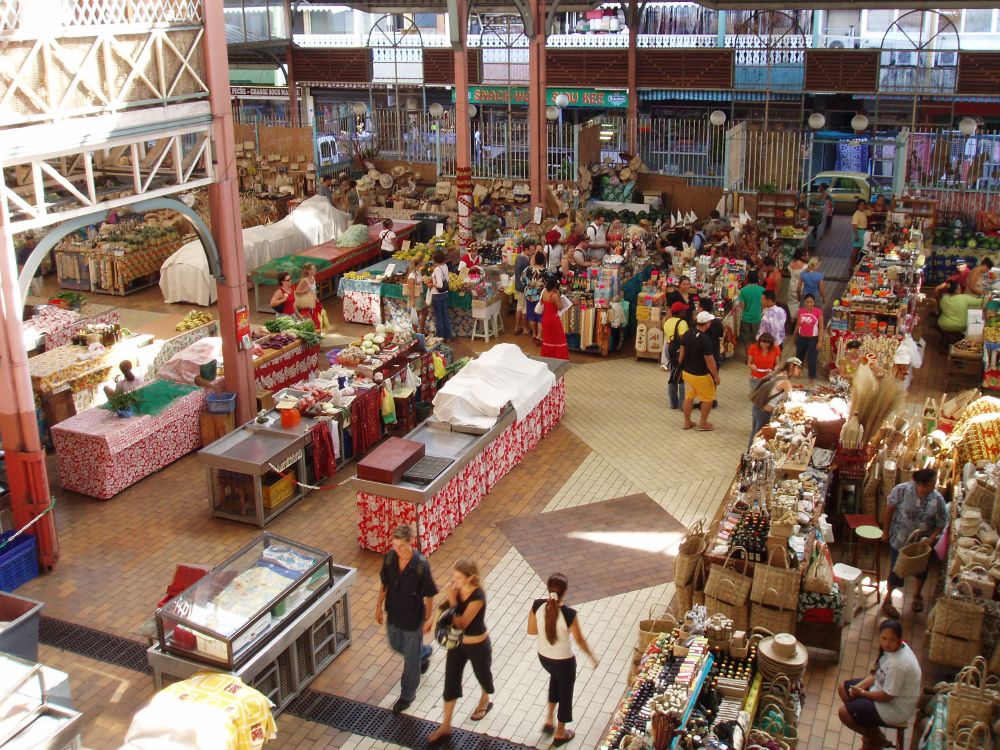 パペーテのマルシェ