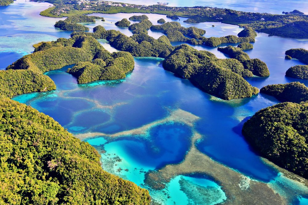 セスナから見たセブンティアイランド