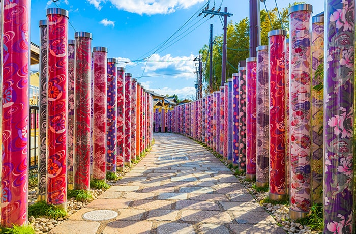 嵐山駅・キモノフォレスト